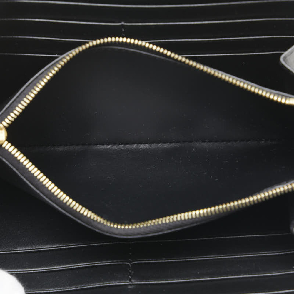 Celine Triomphe black wallet leather long zip round - Picture 6 of 8